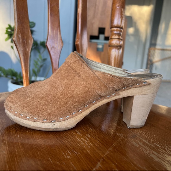 Tan Suede Maguba Clogs - Picture 5 of 5